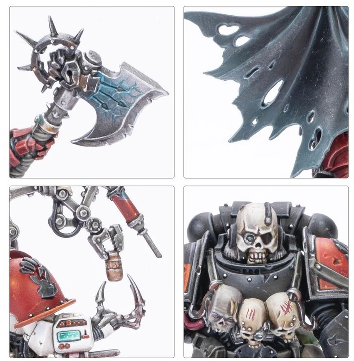 Games Workshop Warhammer 40,000 - Chaos Space Marines: Huron Blackheart and the Masters of the Maelstrom