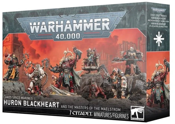 Games Workshop Warhammer 40,000 - Chaos Space Marines: Huron Blackheart and the Masters of the Maelstrom