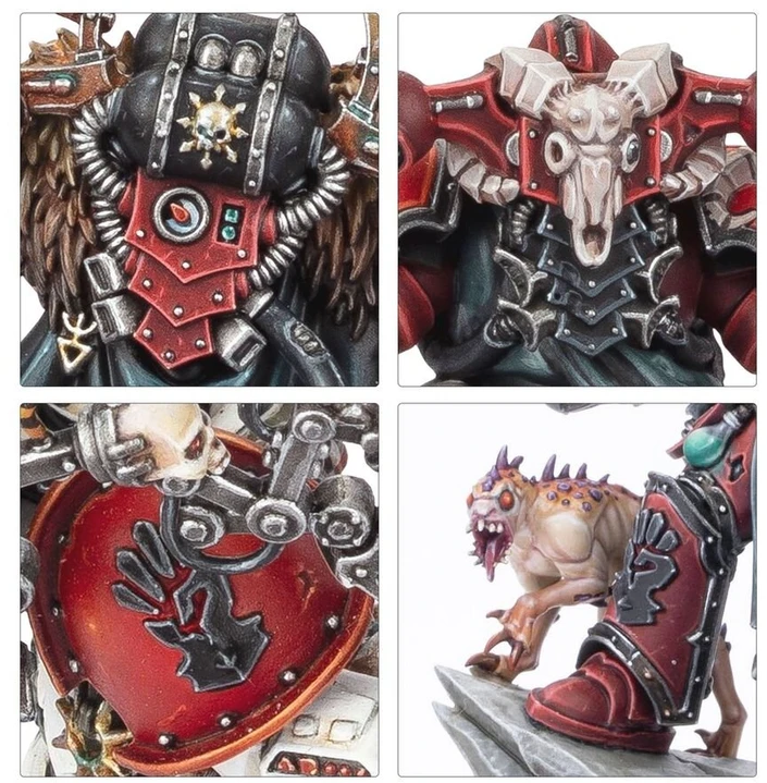 Games Workshop Warhammer 40,000 - Chaos Space Marines: Huron Blackheart and the Masters of the Maelstrom