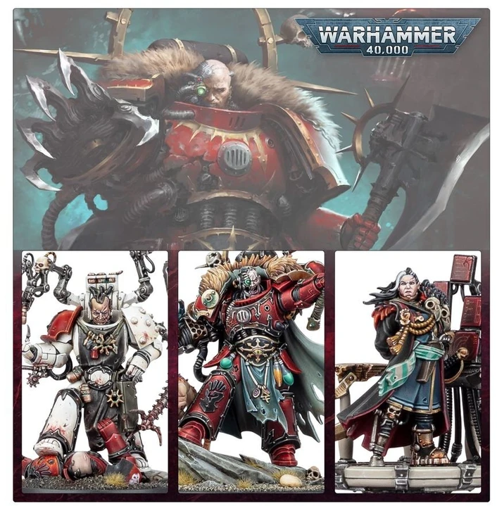 Games Workshop Warhammer 40,000 - Chaos Space Marines: Huron Blackheart and the Masters of the Maelstrom