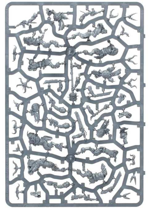 Games Workshop Warhammer 40,000 Chaos Space Marines Fellgor Beastmen miniatiūros (10 vnt.)