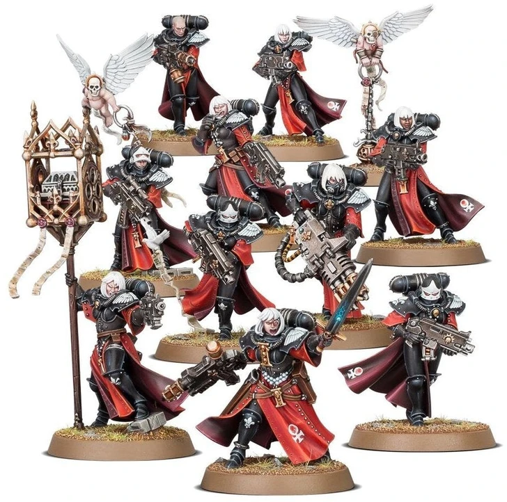 Games Workshop Warhammer 40,000 Combat Patrol: Adepta Sororitas miniatiūrų rinkinys