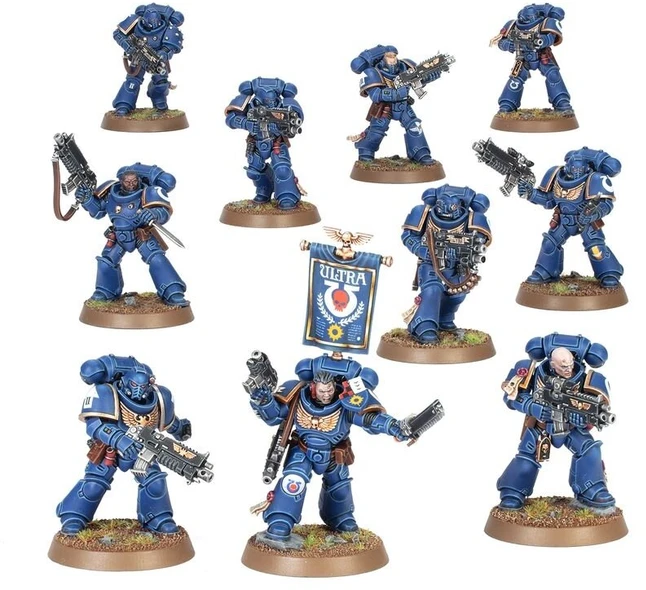 Games Workshop Warhammer 40,000 Space Marines Intercessor Squad, 10 figūrėlių 48-115
