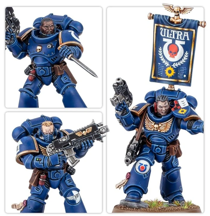Games Workshop Warhammer 40,000 Space Marines Intercessor Squad, 10 figūrėlių 48-115