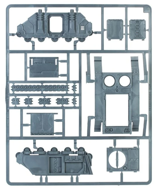 Games Workshop Warhammer 40,000 Space Marines Rhino šarvuotis, miniatiūra 48-109