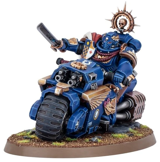 Games Workshop Warhammer 40,000 Space Marines kapitonas ant motociklo 48-113
