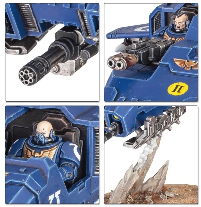 Games Workshop Warhammer 40,000 Space Marines startinis rinkinys su miniatiūromis ir dažais
