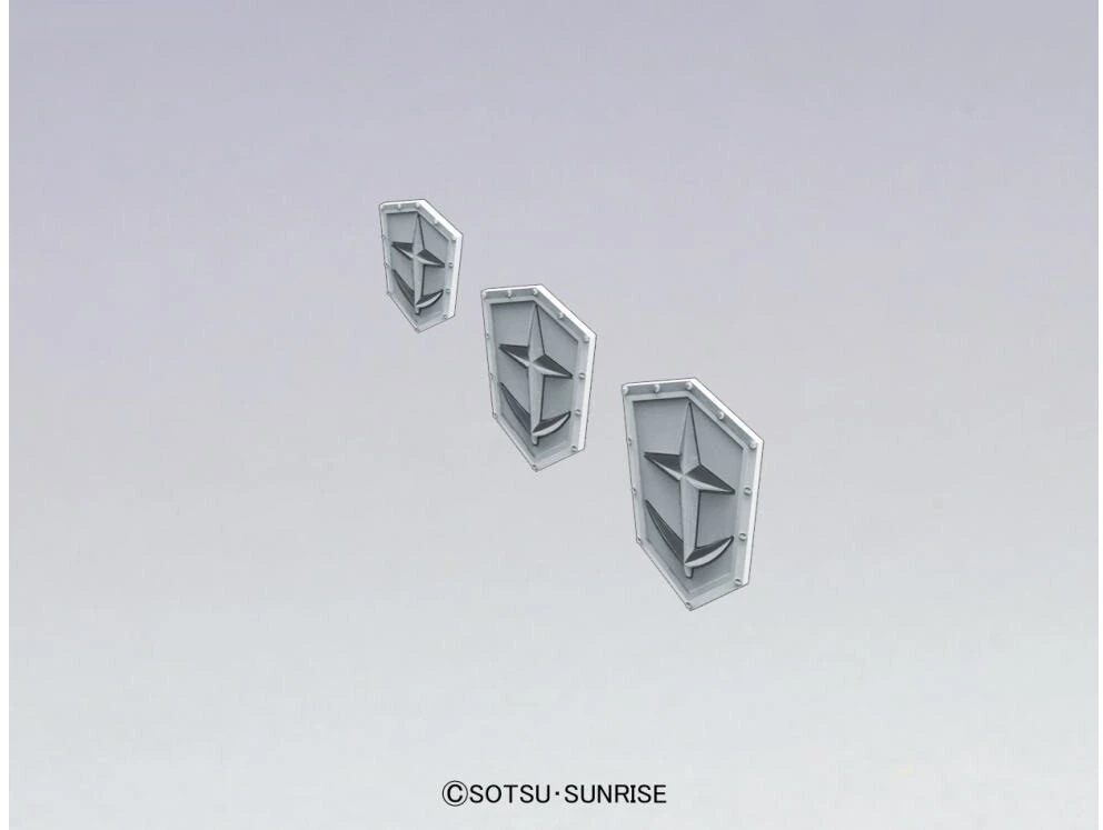 Gunpla emblemų detalės Builders Parts HD MS Emblem Relief 01 Bandai 62857