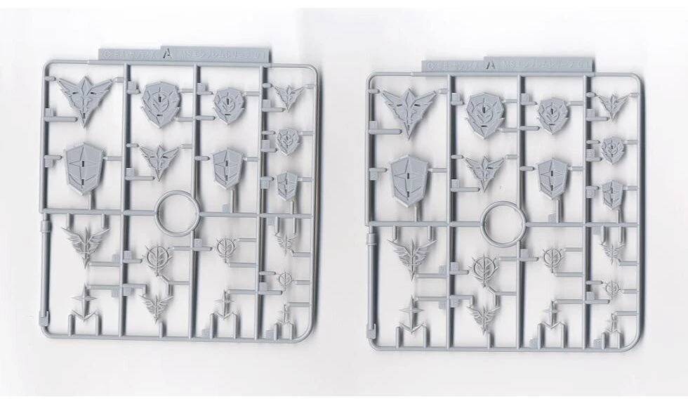 Gunpla emblemų detalės Builders Parts HD MS Emblem Relief 01 Bandai 62857