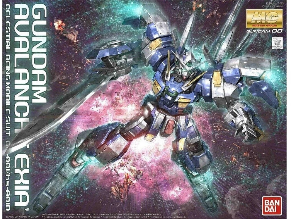 Gunpla modelis Bandai MG Gundam Avalanche Exia GN-001/hs-A01D 1/100 63531