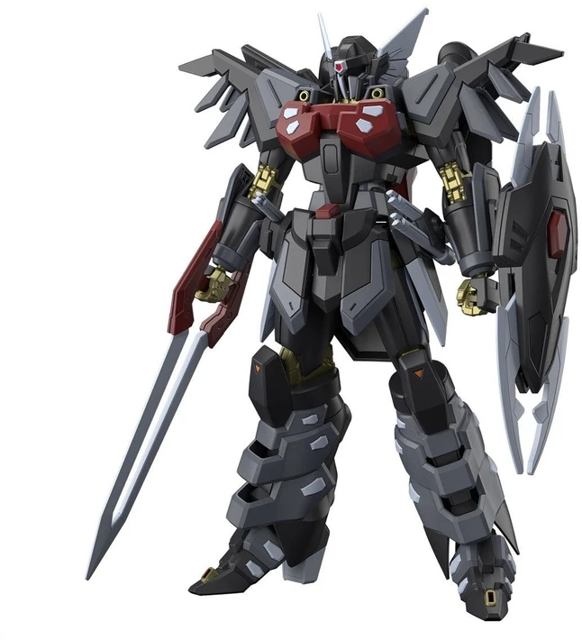 Bandai Kolekcinė Figūrėlė - HGCE 1/144 Juodasis Riteris Shi-ve.A su Spindulių Apsiaustu