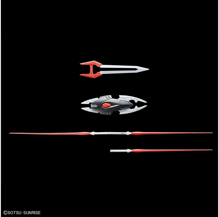 Bandai Kolekcinė Figūrėlė - HGCE 1/144 Juodasis Riteris Shi-ve.A su Spindulių Apsiaustu