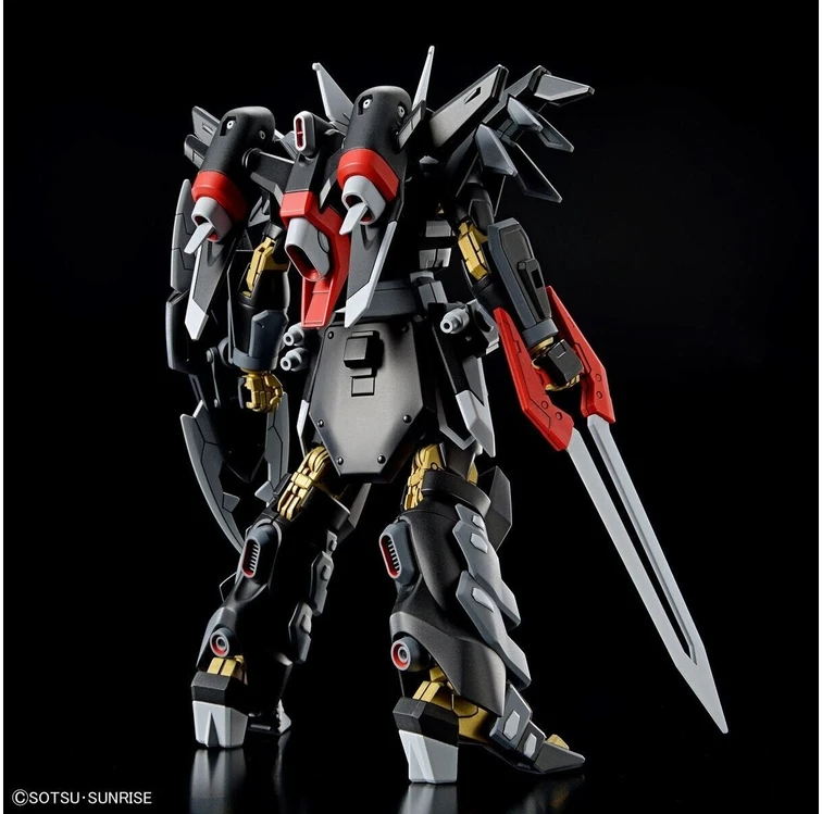 Bandai Kolekcinė Figūrėlė - HGCE 1/144 Juodasis Riteris Shi-ve.A su Spindulių Apsiaustu