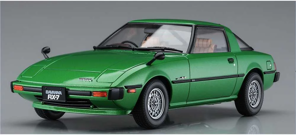 Hasegawa Mazda RX-7 Savanna 1978 plastikinis modelis 1/24