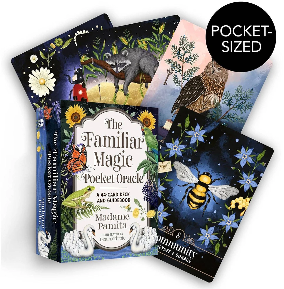 Hay House The Familiar Magic Pocket Oracle – kišeninė 44 orakulo kortų kaladė