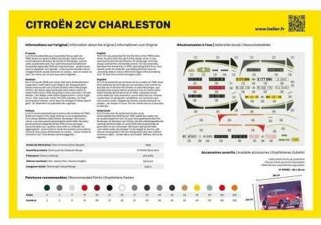 Heller Citroën 2CV Charleston 1/24 plastikinis dovanų rinkinys