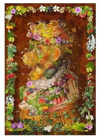 Hobilt Dėlionė „Arčimboldo by Ruyer“ 1000 detalių, 47,8 x 69 cm