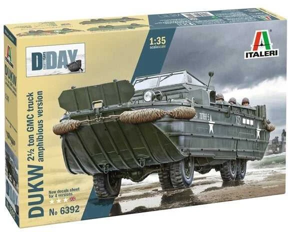 Italeri DUKW amfibinis sunkvežimis 1/35 plastikinis surenkamas modelis