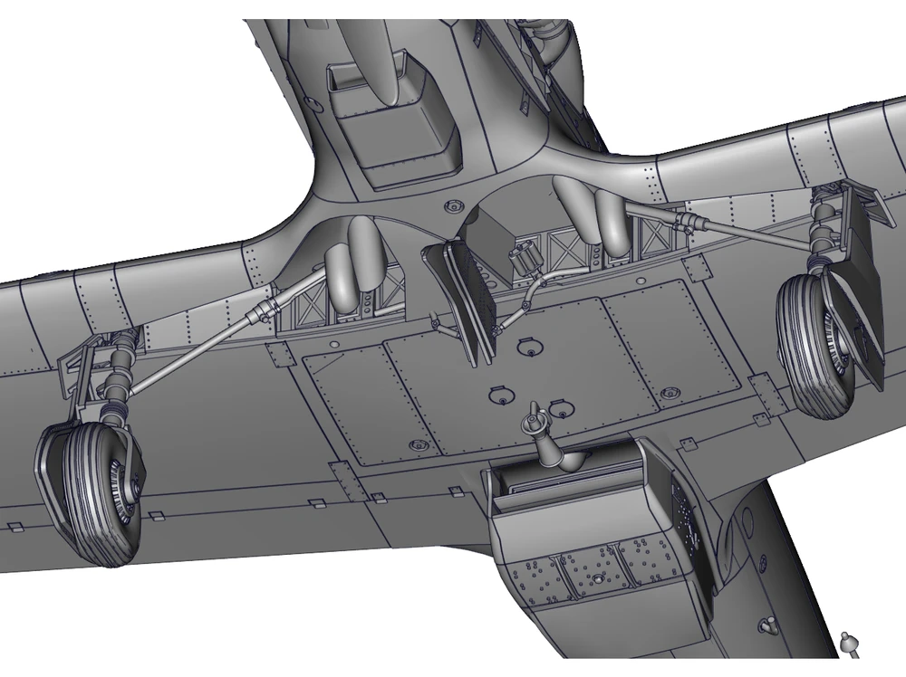 Italeri Macchi C.202 Folgore 1/32 plastikinis lėktuvo surinkimo rinkinys