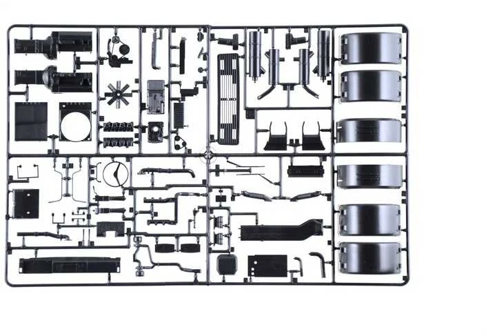 Italeri Mercedes-Benz vilkimo sunkvežimis 1/24 plastikinis rinkinys