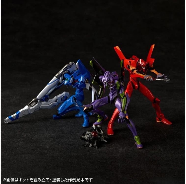 Kaiyodo Evangelion plastikinis surenkamas modelis Interception Tokyo-3 (3 vnt.)