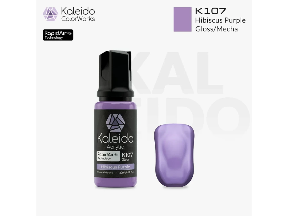 Kaleido ColorWorks RapidAir Mecha akriliniai dažai Hibiscus Violetinė 20 ml (K107)