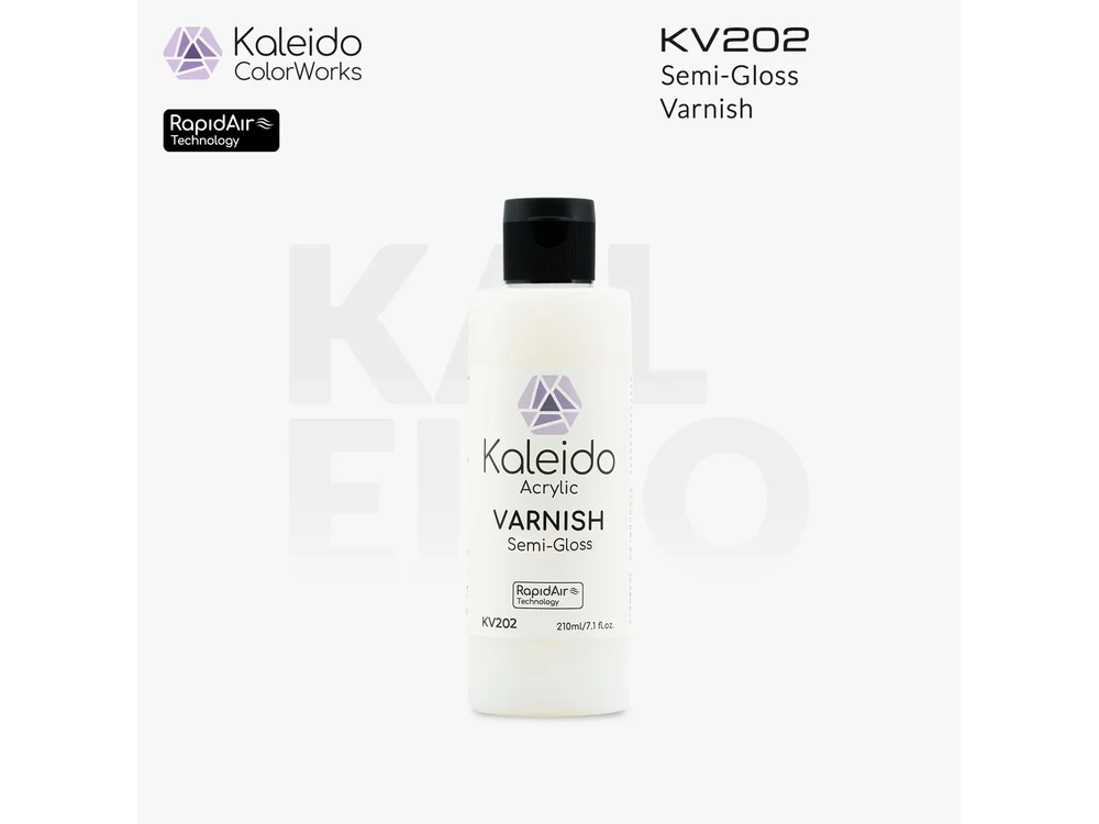 Kaleido ColorWorks RapidAir pusiau blizgus vandens pagrindo lakas 210 ml KV202