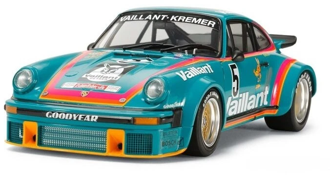 Lenktyninis Porsche 934 Turbo RSR Vaillant modelis Tamiya 1/24 24334
