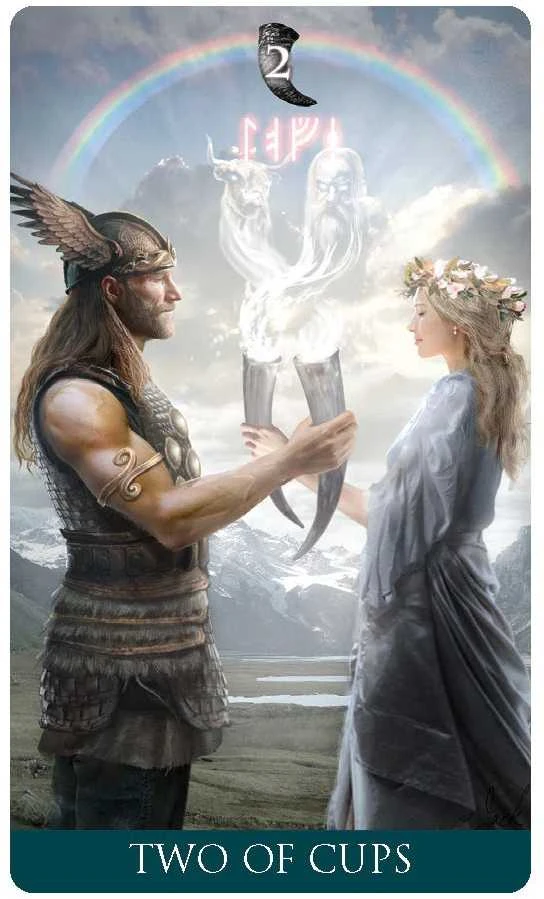 Kortų rinkinys - Runic Tarot Mini (Lo Scarabeo, 78 kortos, daugiakalbis)