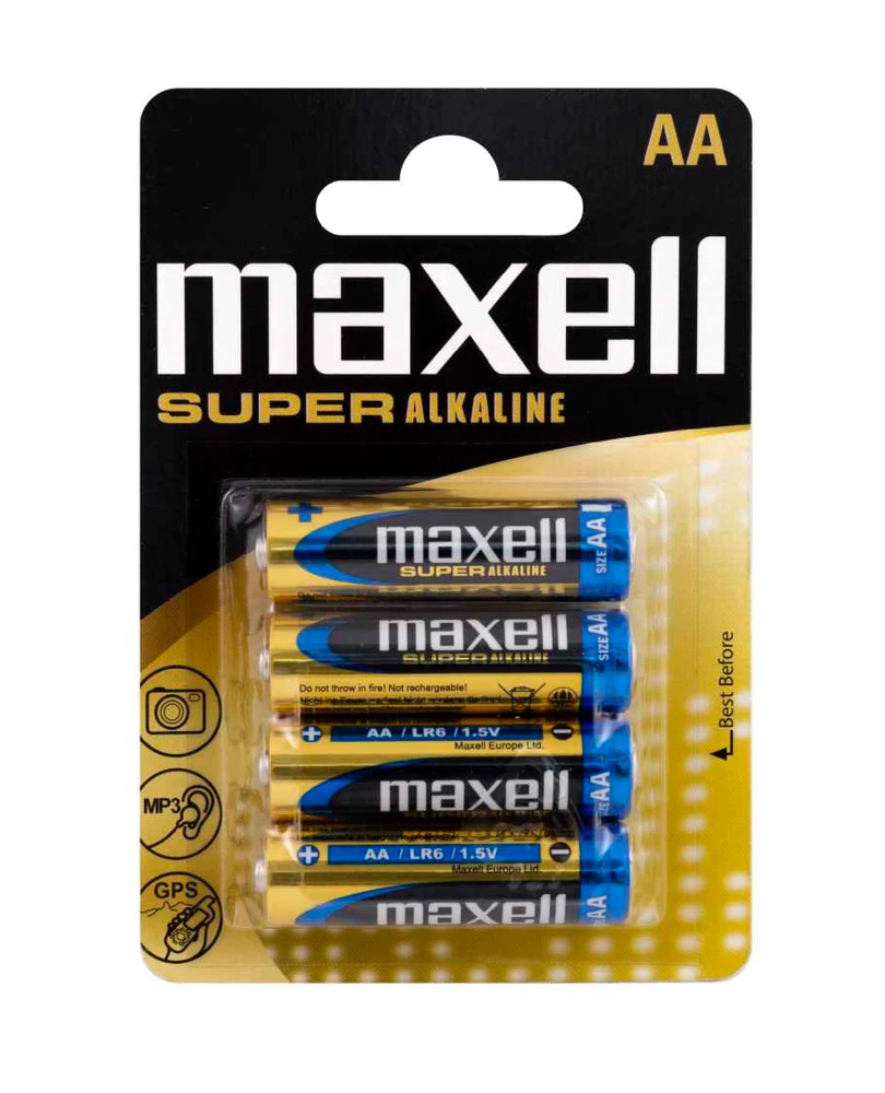 Baterijos Maxell AA LR6 Super 4 Vnt.