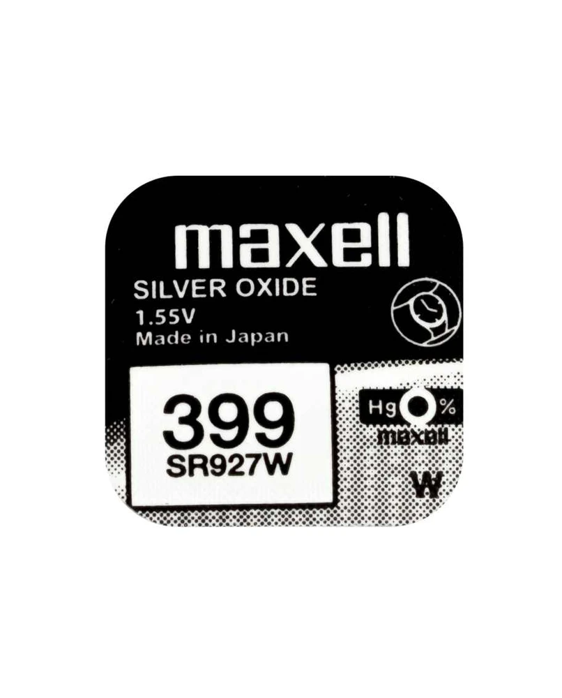 Maxell SR927W sidabro oksido laikrodžio baterijos 10 vnt.