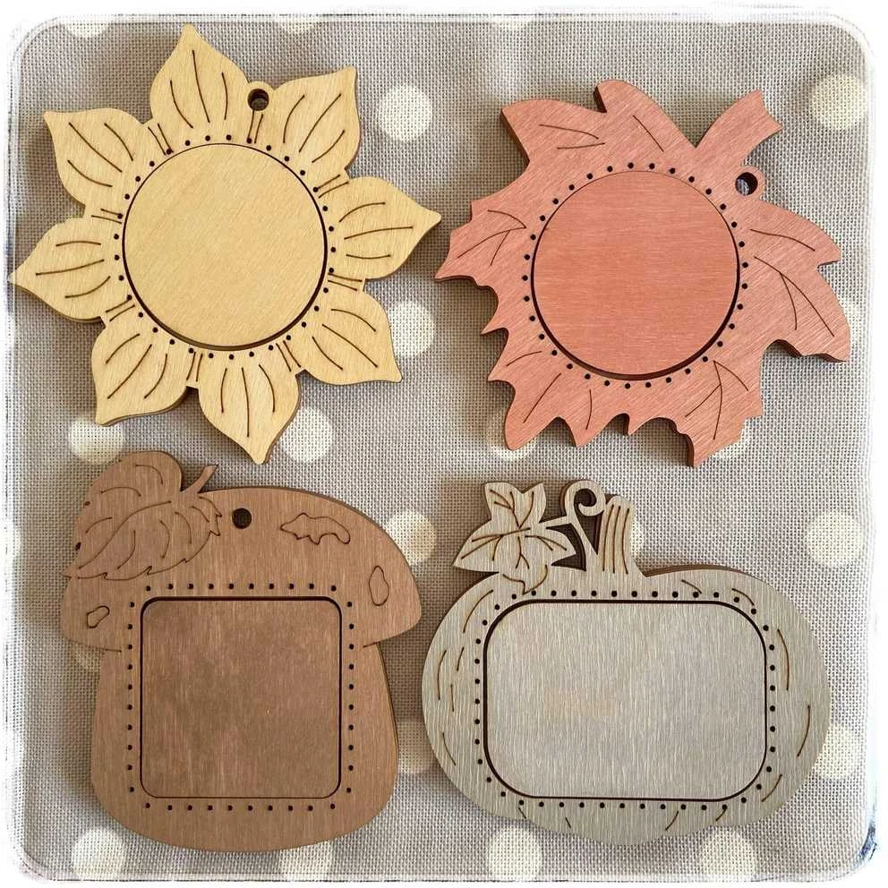 Medinis rėmelis siuvinėjimui kryželiu 5x7 cm, rankų darbo – NeoCraft
