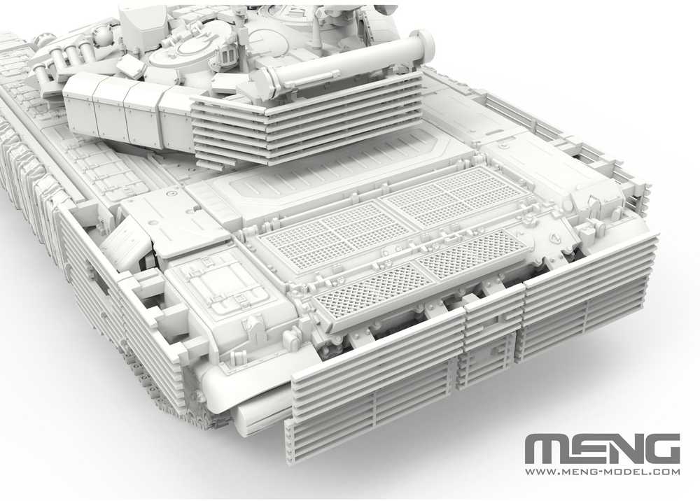 Meng Model Meng T-72B3M rusų pagrindinis kovos tankas 1/72 surenkamas modelis