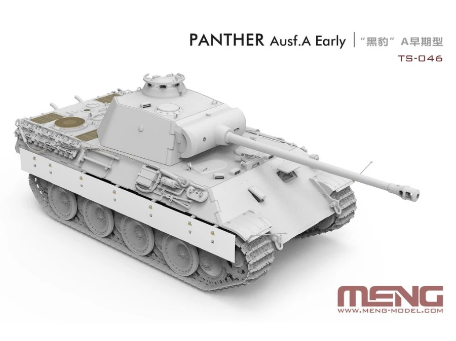 Meng Model Meng vokiečių tankas Panther Ausf. A Early 1/35 plastikinis modelis