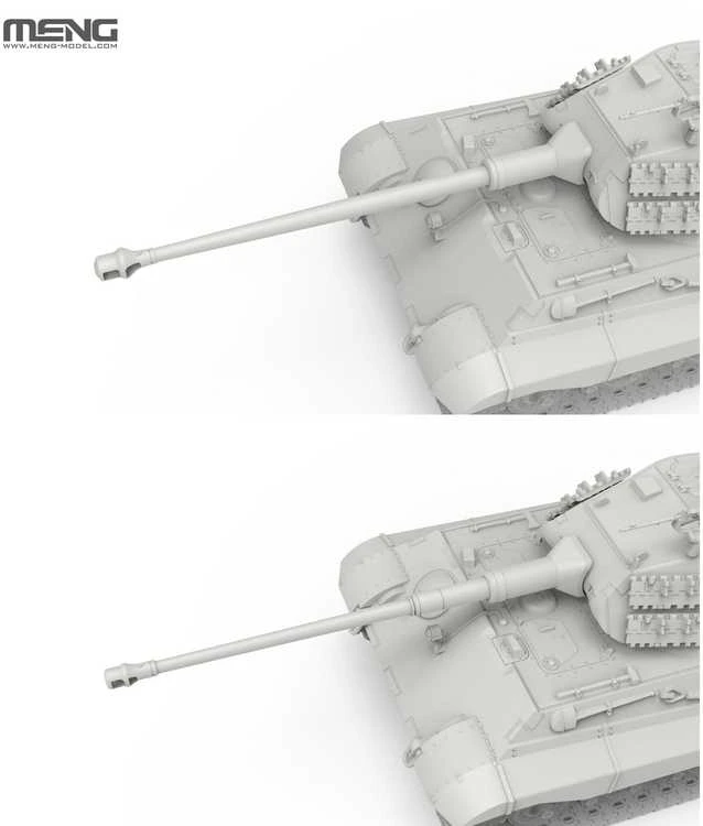Meng Model Meng vokiškas sunkus tankas King Tiger Porsche, 1/72 plastikinis