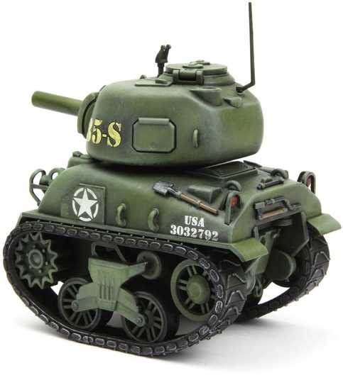 Meng Model Sherman M4A1 tankas World War Toons plastikinis surenkamas rinkinys