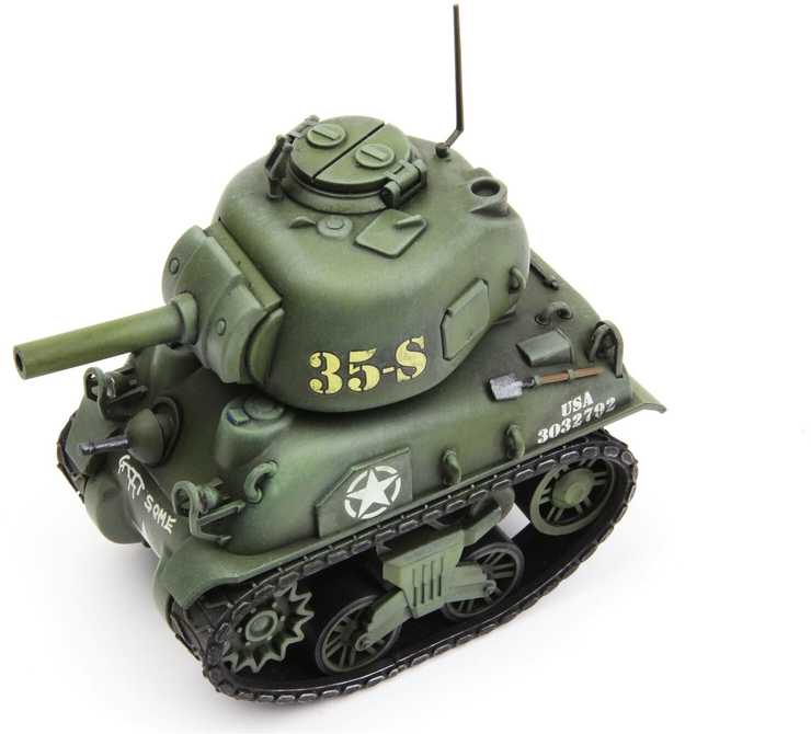 Meng Model Sherman M4A1 tankas World War Toons plastikinis surenkamas rinkinys