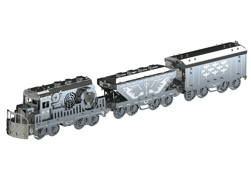 Metal Time Models Metal Time Heavy Loco – mechaninis metalinis lokomotyvo konstruktorius, 234 d.