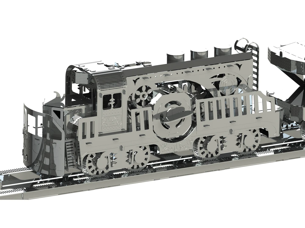 Metal Time Models Metal Time Heavy Loco – mechaninis metalinis lokomotyvo konstruktorius, 234 d.