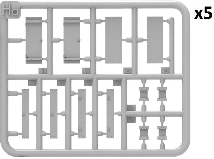 MiniArt 75 mm M48 ir M72 šaudmenys su medinėmis dėžėmis 1/35 53078