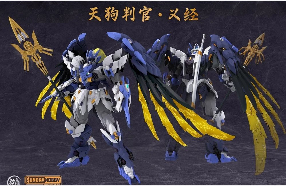 MJZ Studio Tengu Judge Yoshitsune Gunpla surenkamas plastikinis modelis