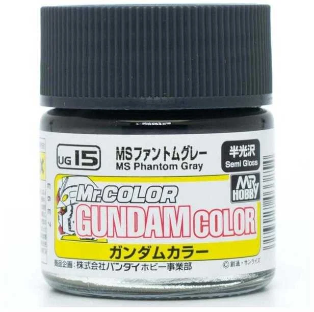 Mr Hobby Mr.Hobby Gundam Color MS Phantom Pilkas dažai, pusiau blizgūs, 10 ml (UG-15)