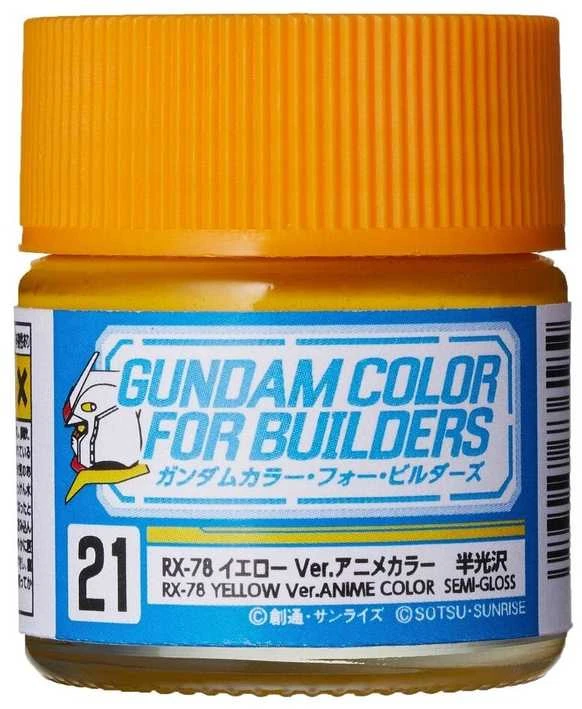 Mr Hobby Mr.Hobby Gundam Color RX-78 Geltona dažai, 10 ml (UG-21)