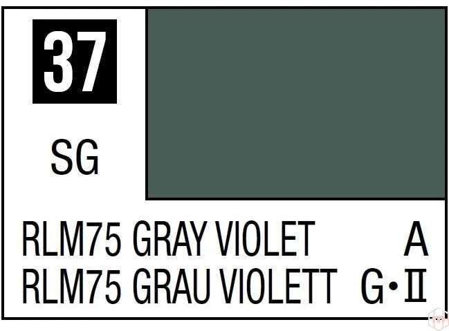 Mr Hobby Mr.Hobby Mr.Color C-037 RLM75 pilkai violetiniai nitro dažai modeliams, 10 ml