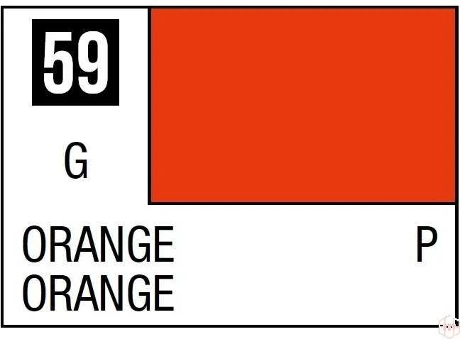 Mr Hobby Mr.Hobby Mr.Color C-059 oranžiniai nitro dažai, 10 ml