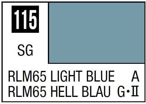 Mr Hobby Mr.Hobby Mr.Color C-115 RLM65 šviesiai mėlyni nitro dažai, 10 ml