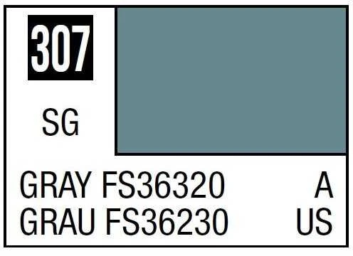 Mr Hobby Mr.Hobby Mr.Color C-307 Pilka FS36320 nitro dažai, 10 ml