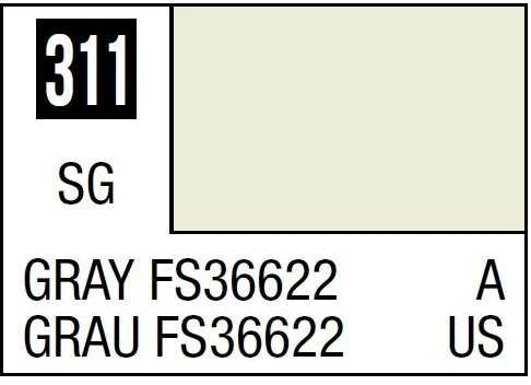 Mr Hobby Mr.Hobby Mr.Color C-311 Pilka FS36622 nitro dažai, 10 ml