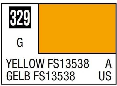 Mr Hobby Mr.Hobby Mr.Color C-329 Geltona FS13538 nitro dažai, 10 ml