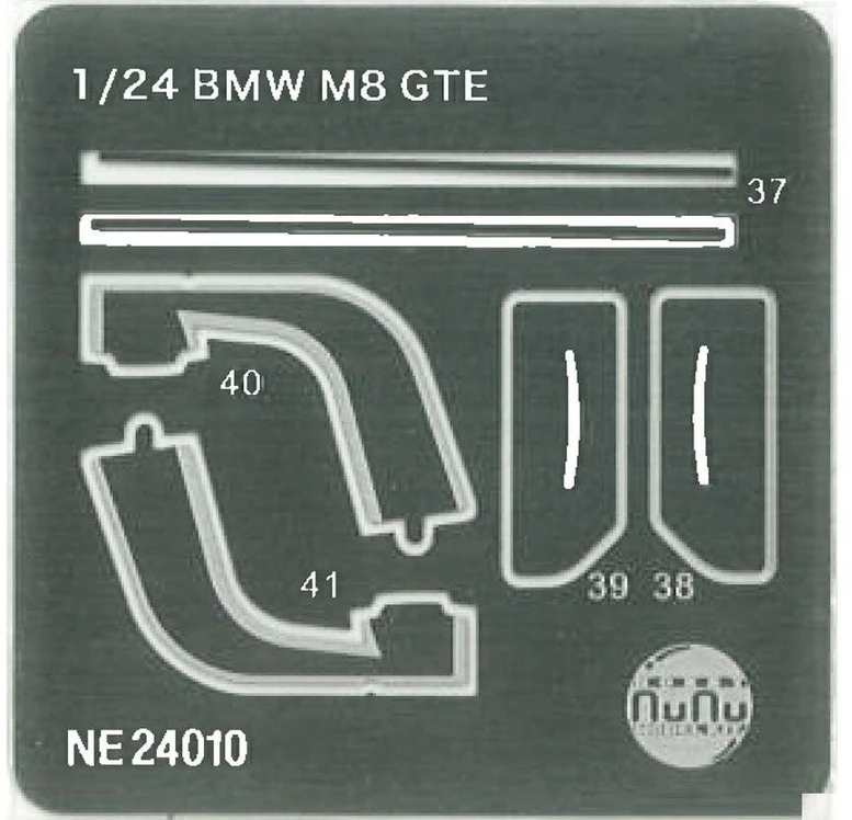 Nunu Beemax NuNu BMW M8 GTE 2019 Daytona 24H detalių rinkinys 1/24, E24010